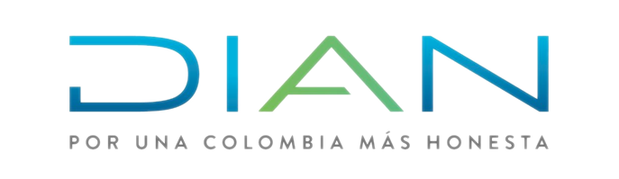 Logo de la DIAN.