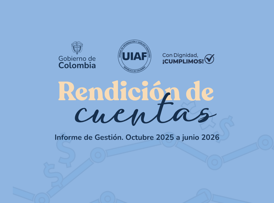 Rendición de cuentas UIAF