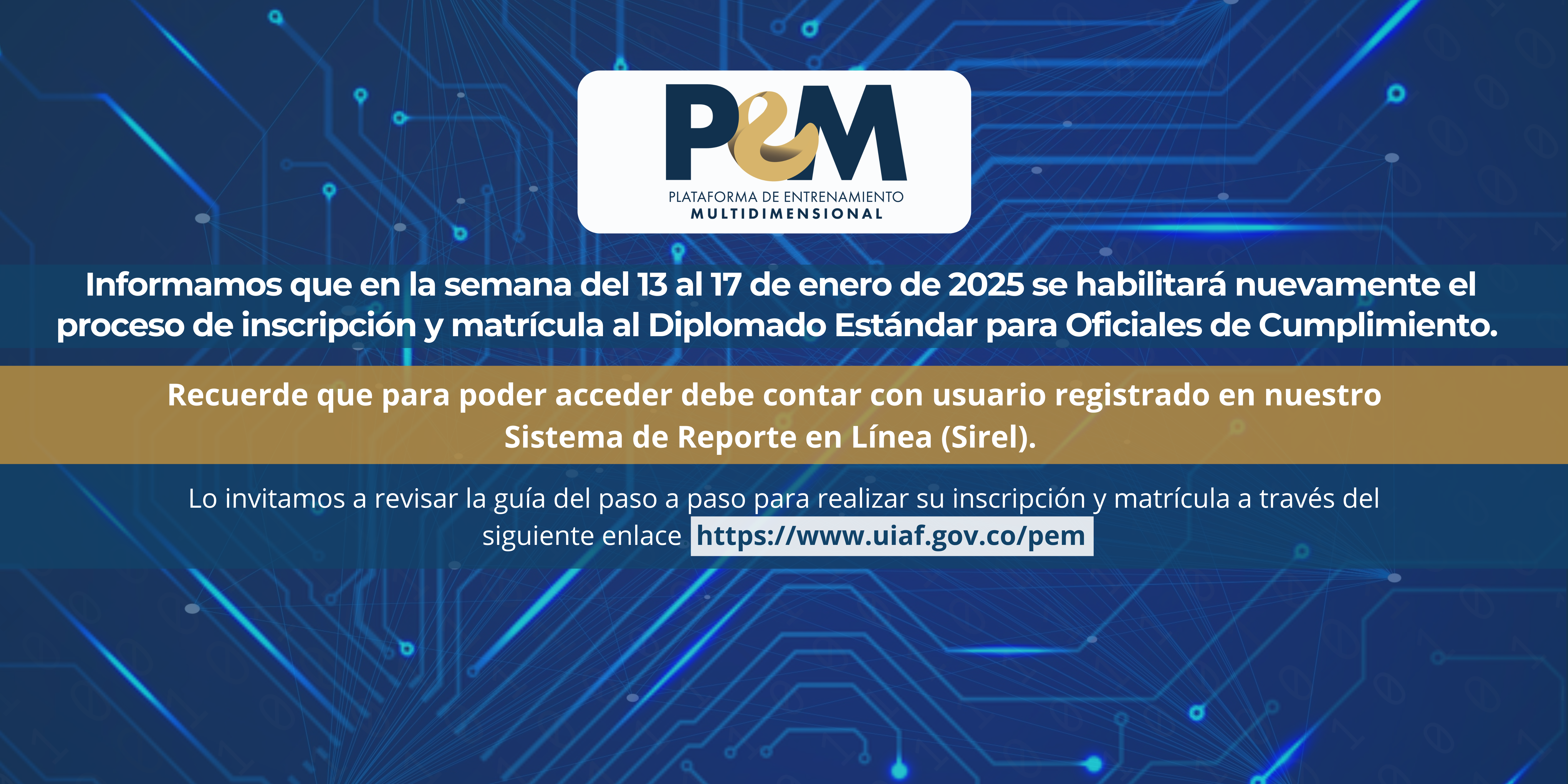 Banner inscripciones PEM 