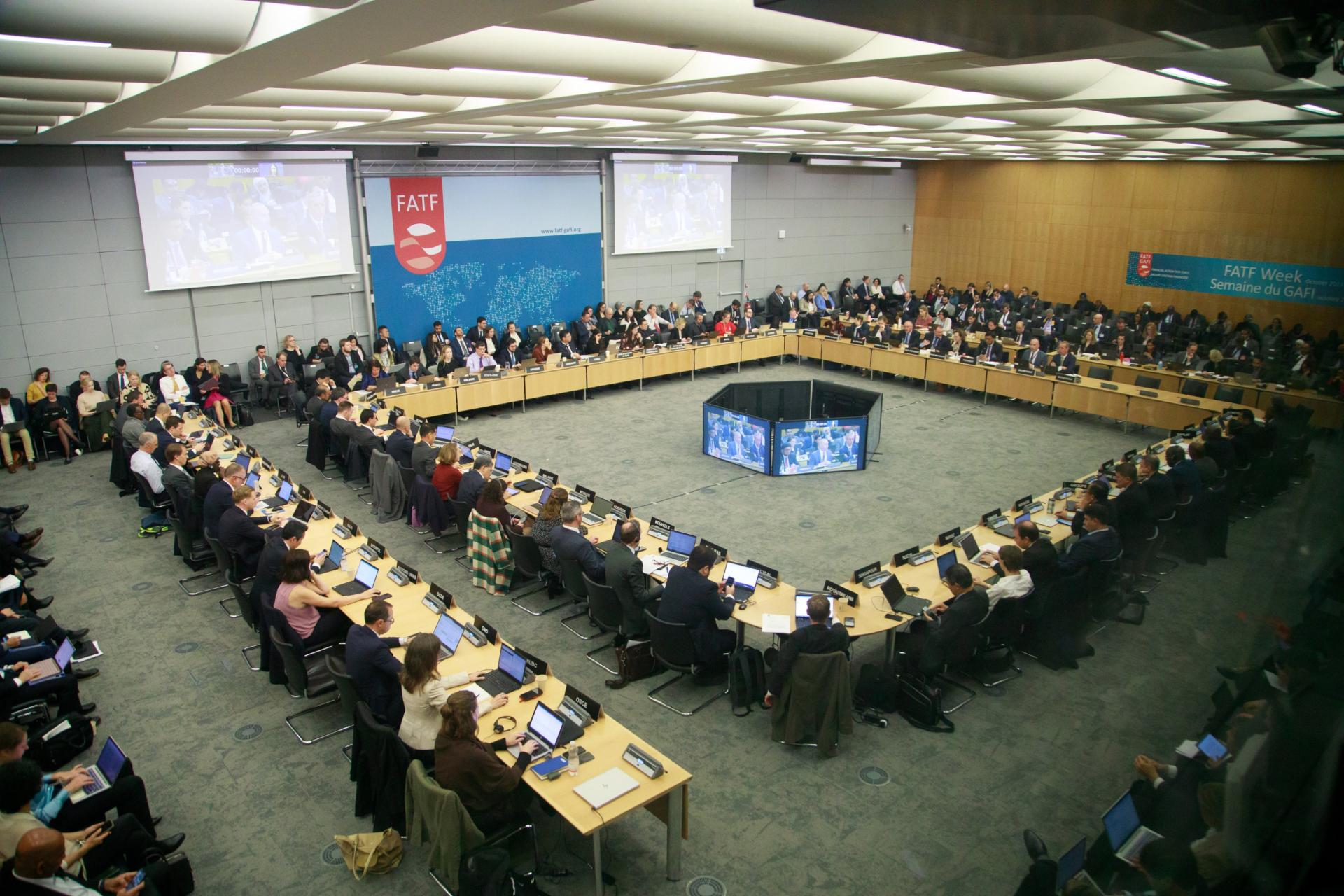 Reunión plenaria del GAFI en París