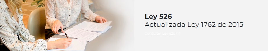 Ley 526 de 2015