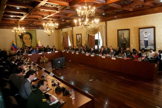 Altas autoridades de Colombia y Venezuela