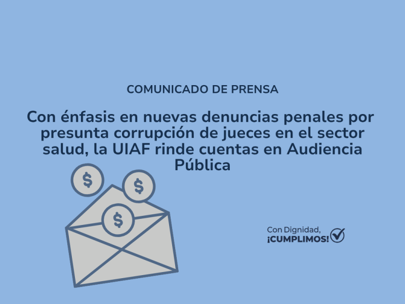 Comunicado rendición de cuentas denuncias 