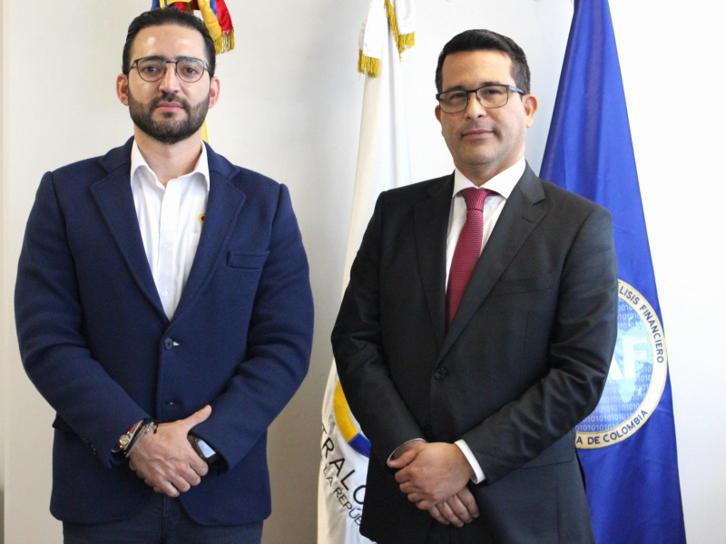 La UIAF y la Contraloría General de la República firman convenio para fortalecer la lucha anticorrupción