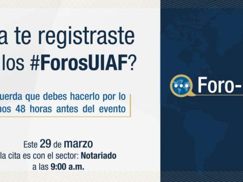 El viernes 29 de marzo Foro virtual con sector Notariado