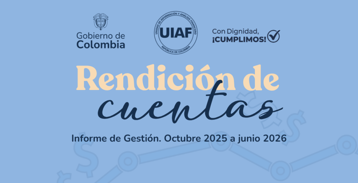 Rendición de cuentas UIAF