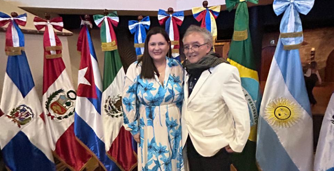 Director general (E), Jorge Arturo Lemus Montañez, y presidenta pro tempore del Gafilat