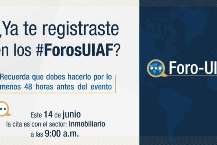 UIAF realizará foro virtual con Sector Inmobiliario